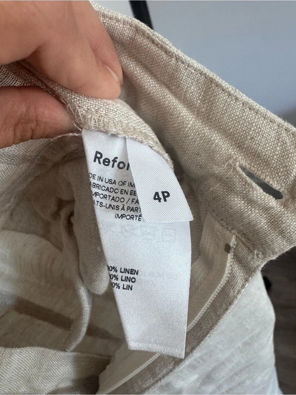 Reformation Petite Linen Pants